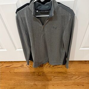 Under Armour Men's Gray Quarter-Zip Jacket